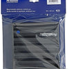 Renson 1057988 – Aufputz-Wandgitter mit Netz 431 (165 x 165) RAL 9005 schwarz | 2 Stk