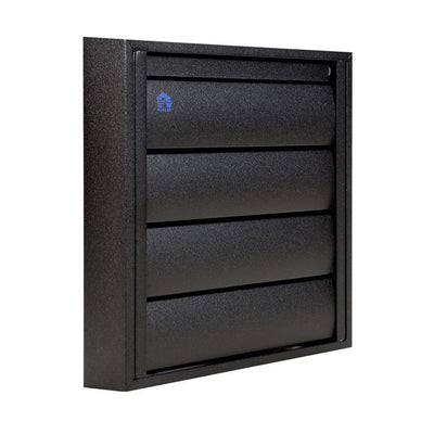 Renson 1057998 – Dunstabzugshaubengitter 433 (173 x 173) RAL 9005 schwarz | 2 Stk
