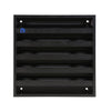 Renson 1058000 – Aufputz-Wandgitter mit Maschenweite 431 (165 x 165), RAL 9005 schwarz | 2 Stk