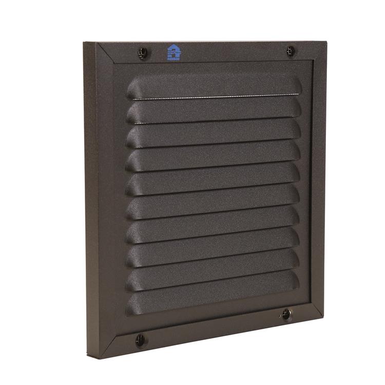 Renson 1058002 – Aufputz-Flügel-Nummernrahmengewebe 437 (150 x 150) RAL 9005 schwarz | 2 Stk