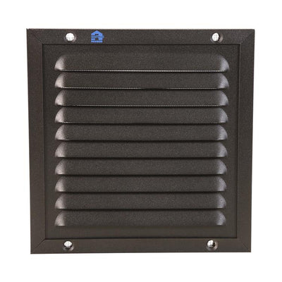 Renson 1058002 – Aufputz-Flügel-Nummernrahmengewebe 437 (150 x 150) RAL 9005 schwarz | 2 Stk