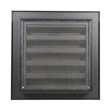 Renson 1057992 – Einbaugitter mit Flansch 411 (200 x 200) RAL 9005 schwarz | 1 Stk - afbeelding 3