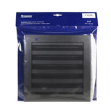 Renson 1057992 – Einbaugitter mit Flansch 411 (200 x 200) RAL 9005 schwarz | 1 Stk - afbeelding 4