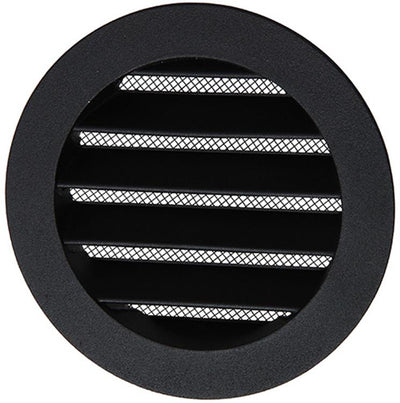 Renson 1057993 – integrierte Rundklinge Nr. mit Mesh 434r Dia 100 RAL 9005 schwarz | 10 Stück
