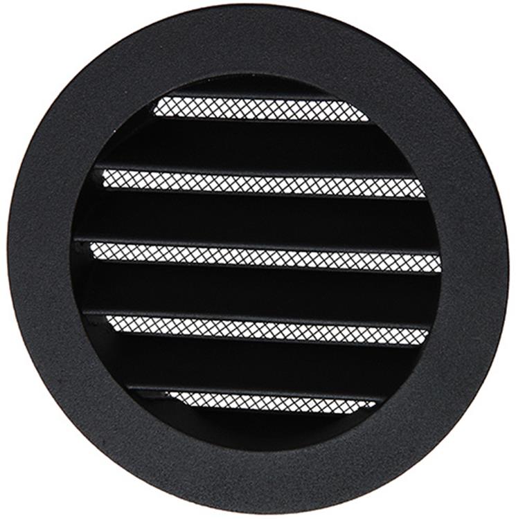 Renson 1057993 – integrierte Rundklinge Nr. mit Mesh 434r Dia 100 RAL 9005 schwarz | 10 Stück