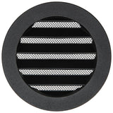 Renson 1057993 – integrierte Rundklinge Nr. mit Mesh 434r Dia 100 RAL 9005 schwarz | 10 Stück - afbeelding 2