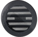 Renson 1057993 – integrierte Rundklinge Nr. mit Mesh 434r Dia 100 RAL 9005 schwarz | 10 Stück - afbeelding 5
