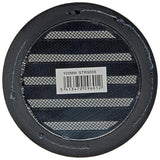 Renson 1057993 – integrierte Rundklinge Nr. mit Mesh 434r Dia 100 RAL 9005 schwarz | 10 Stück - afbeelding 7