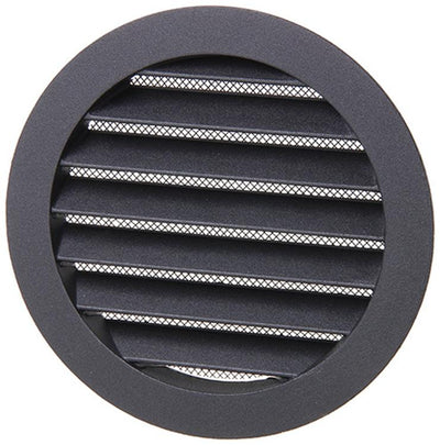Renson 1057994 – integrierte Rundklinge Nr. mit Mesh 434r Dia 125 RAL 9005 schwarz | 10 Stück