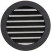 Renson 1057994 – integrierte Rundklinge Nr. mit Mesh 434r Dia 125 RAL 9005 schwarz | 10 Stück