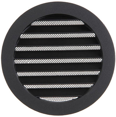 Renson 1057994 – integrierte Rundklinge Nr. mit Mesh 434r Dia 125 RAL 9005 schwarz | 10 Stück