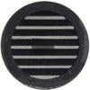 Renson 1057994 – integrierte Rundklinge Nr. mit Mesh 434r Dia 125 RAL 9005 schwarz | 10 Stück