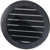 Renson 1057994 – integrierte Rundklinge Nr. mit Mesh 434r Dia 125 RAL 9005 schwarz | 10 Stück