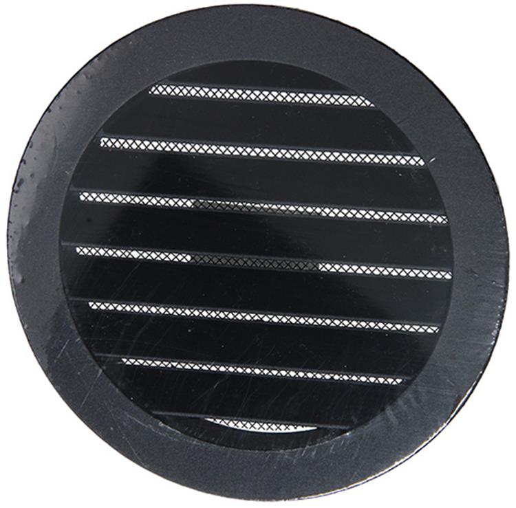 Renson 1057994 – integrierte Rundklinge Nr. mit Mesh 434r Dia 125 RAL 9005 schwarz | 10 Stück