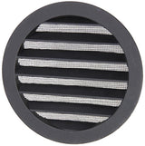 Renson 1057995 – integrierte Rundklinge Nr. mit Mesh 434r Dia 150 RAL 9005 schwarz | 10 Stück - afbeelding 1