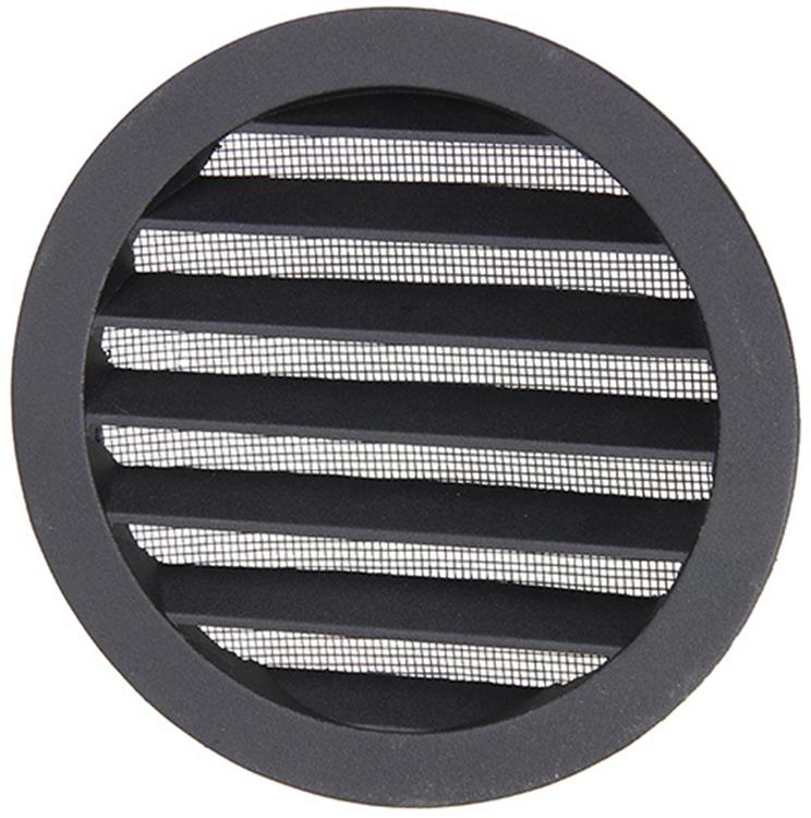 Renson 1057995 – integrierte Rundklinge Nr. mit Mesh 434r Dia 150 RAL 9005 schwarz | 10 Stück