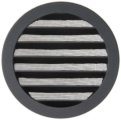 Renson 1057995 – integrierte Rundklinge Nr. mit Mesh 434r Dia 150 RAL 9005 schwarz | 10 Stück