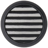 Renson 1057995 – integrierte Rundklinge Nr. mit Mesh 434r Dia 150 RAL 9005 schwarz | 10 Stück - afbeelding 3