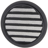 Renson 1057995 – integrierte Rundklinge Nr. mit Mesh 434r Dia 150 RAL 9005 schwarz | 10 Stück - afbeelding 4