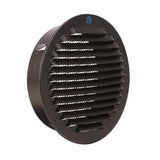 Renson 1057997 – integrierte Rundklinge Nr. mit Mesh 435r Dia 150 RAL 9005 schwarz | 5 Stück - afbeelding 1