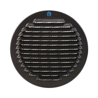 Renson 1057997 – integrierte Rundklinge Nr. mit Mesh 435r Dia 150 RAL 9005 schwarz | 5 Stück