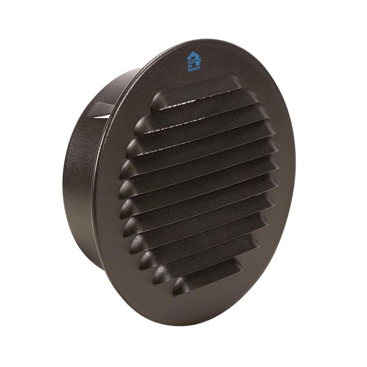 Renson 1057996 – integrierte Rundklinge Nr. mit Mesh 435r Dia 115 RAL 9005 schwarz | 5 Stück