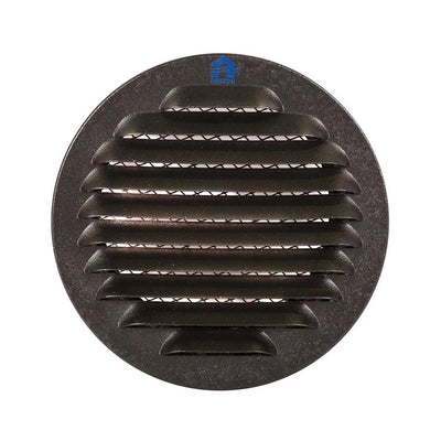 Renson 1059761 – integrierte Rundklinge Nr. mit Mesh 435r Dia 100 RAL 9005 schwarz | 8 Stück