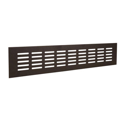 Renson 1059706 – Lüftungsstreifen 381 80 (400 mm) RAL 9005 Struktur schwarz | 2 Stk