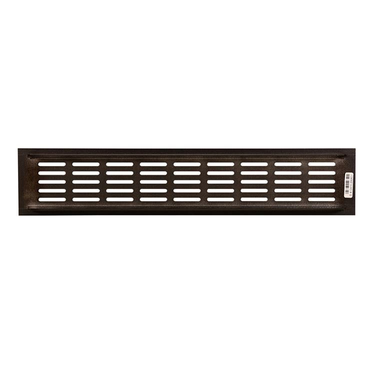 Renson 1059706 – Lüftungsstreifen 381 80 (400 mm) RAL 9005 Struktur schwarz | 2 Stk