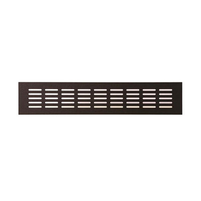Renson 1059704 – Lüftungsstreifen 381 80 (400 mm) RAL 9005 Struktur schwarz | 4 Stück