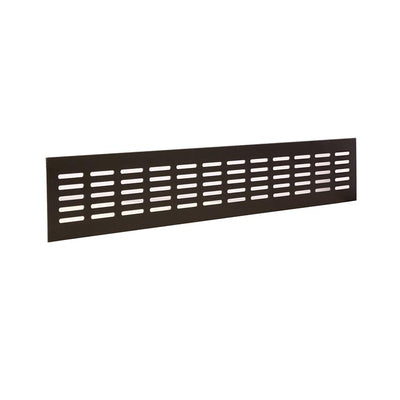 Renson 1059705 – Lüftungsstreifen 381 80 (500 mm) RAL 9005 Struktur schwarz | 4 Stück