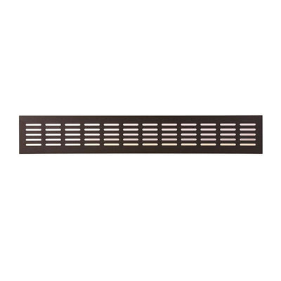 Renson 1059705 – Lüftungsstreifen 381 80 (500 mm) RAL 9005 Struktur schwarz | 4 Stück