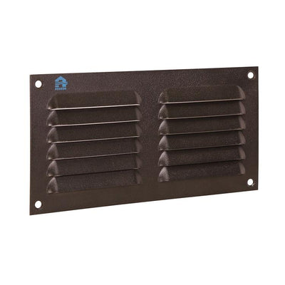 Renson 1061638 - Aufputz-Lamellengitter 436 200x100 RAL 9005 schwarz | 10 Stück