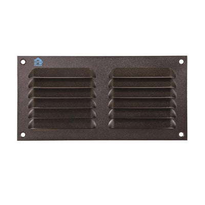 Renson 1061638 - Aufputz-Lamellengitter 436 200x100 RAL 9005 schwarz | 10 Stück