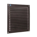 Renson 1061639 - Aufputz-Lamellengitter 436 200x200 RAL 9005 schwarz | 10 Stück - afbeelding 1