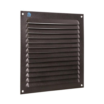 Renson 1061639 - Aufputz-Lamellengitter 436 200x200 RAL 9005 schwarz | 10 Stück