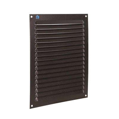 Renson 1061640 - Aufputz-Lamellengitter 436 200x250 RAL 9005 schwarz | 10 Stück