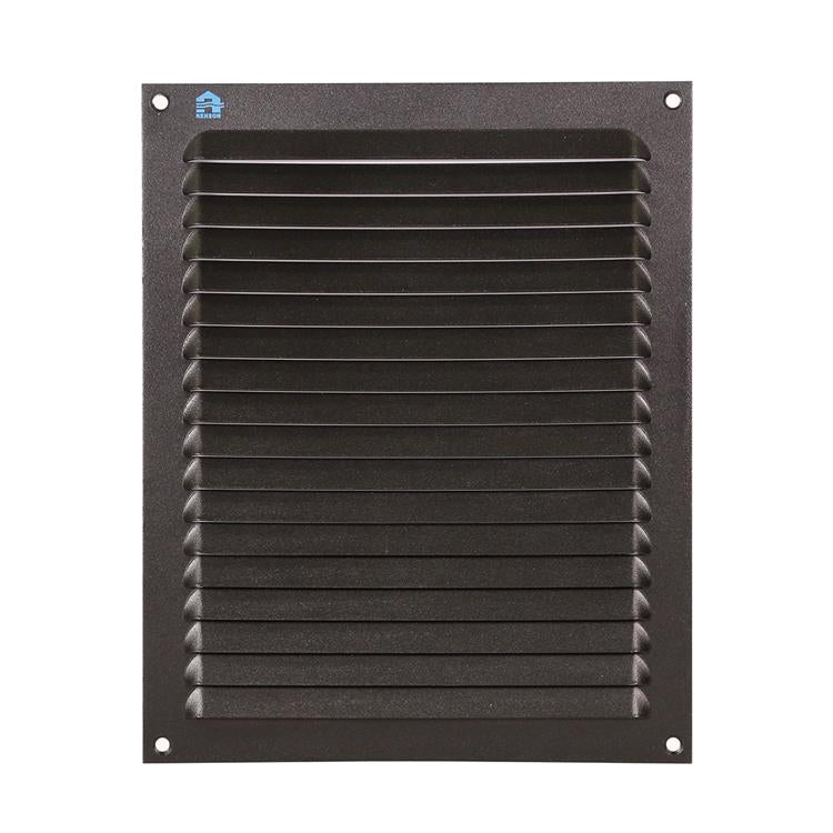 Renson 1061640 - Aufputz-Lamellengitter 436 200x250 RAL 9005 schwarz | 10 Stück