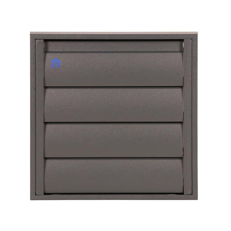 Renson 1062417 – VRAC Aufputz-Dunstabzugshaubengitter Alu433 (173 x 173) Struktur 7016 | 2 Stk