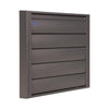 Renson 1062418 – VRAC Aufputz-Dunstabzugshaubengitter Alu433 (210 x 210) Struktur 7016 | 2 Stk