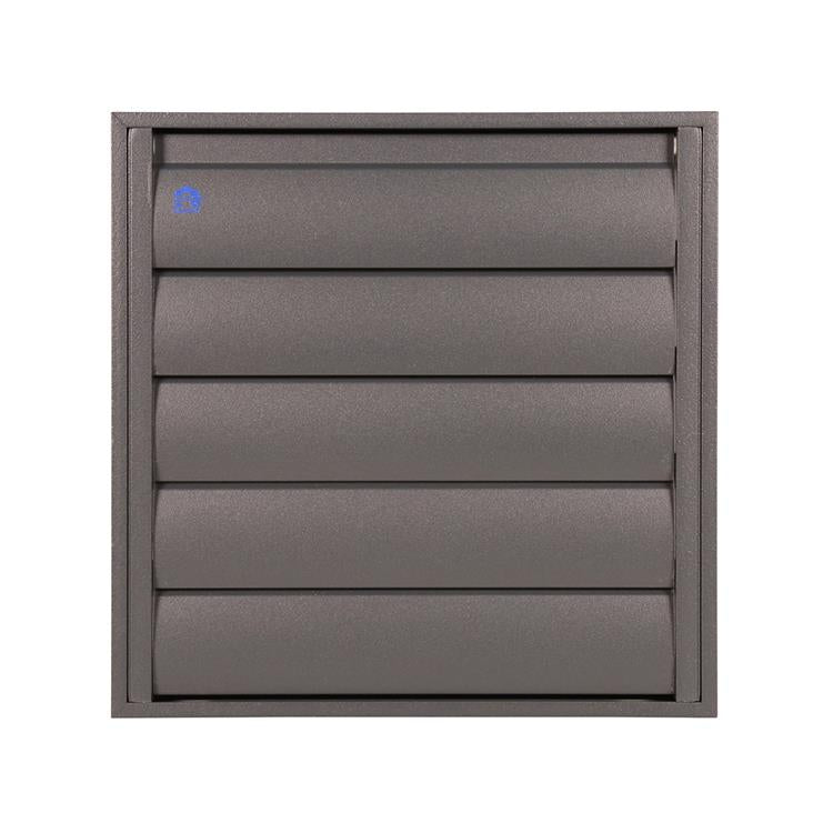 Renson 1062418 – VRAC Aufputz-Dunstabzugshaubengitter Alu433 (210 x 210) Struktur 7016 | 2 Stk