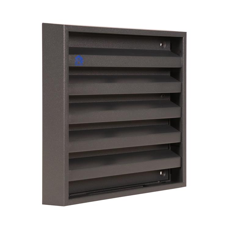 Renson 1062413 - VRAC Aufputz-Wandgitter Alu 431 (165x165) Struktur 7016 | 2 Stk