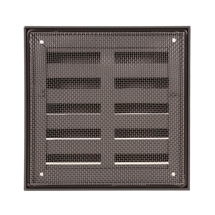 Renson 1062413 - VRAC Aufputz-Wandgitter Alu 431 (165x165) Struktur 7016 | 2 Stk