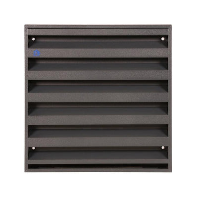 Renson 1062414 - VRAC Aufputz-Wandgitter Alu 431 (225x225) Struktur 7016 | 2 Stk