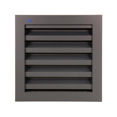 Renson 1062410 – VRAC-Einbau-Wandgitter Alu 411 (200 x 200) Struktur 7016 | 2 Stk