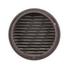 Renson 1062425 – Einbau-Lamellengitter, rund, Aluminium 435r (Durchmesser 150), Struktur 7016 | 5 Stück