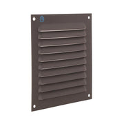 Renson 1062426 – Aufputz-Lamellengitter flach Aluminium 436 (150x150) Struktur 7016 | 10 Stück - afbeelding 1