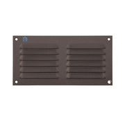 Renson 1062427 – Aufputz-Lamellengitter flach Aluminium 436 (200x100) Struktur 7016 | 10 Stück - afbeelding 2