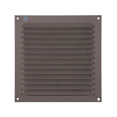 Renson 1062428 – Aufputz-Lamellengitter flach Aluminium 436 (200x200) Struktur 7016 | 10 Stück