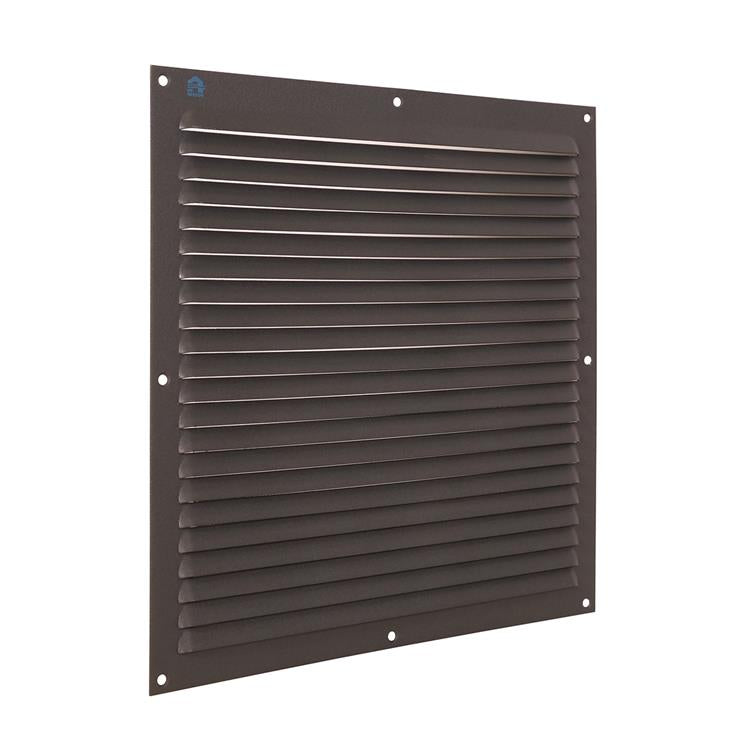 Renson 1062430 - Aufputz-Lamellengitter flach Aluminium 436 (300x300) Struktur 7016 | 10 Stück